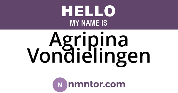 Agripina Vondielingen
