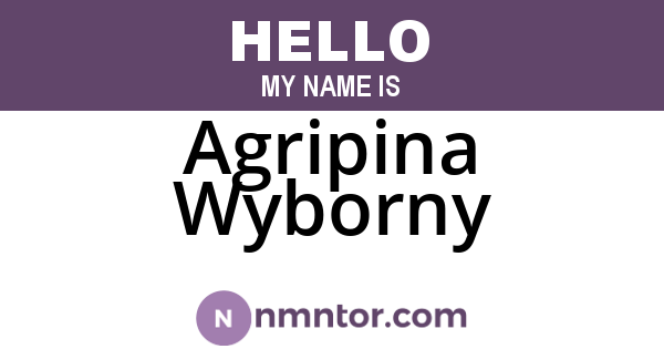 Agripina Wyborny