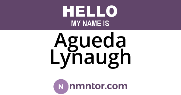 Agueda Lynaugh