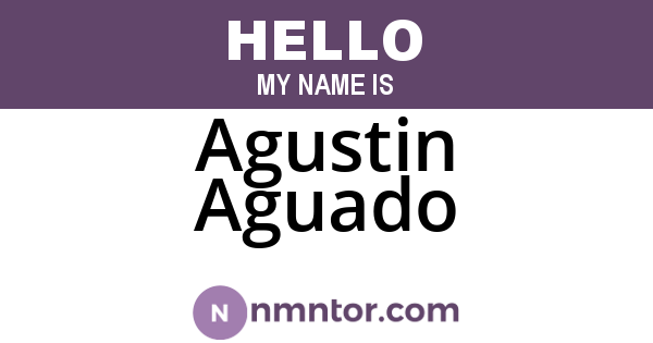 Agustin Aguado