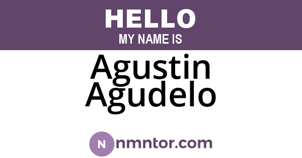 Agustin Agudelo
