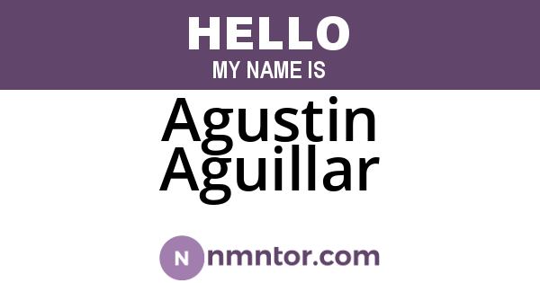Agustin Aguillar