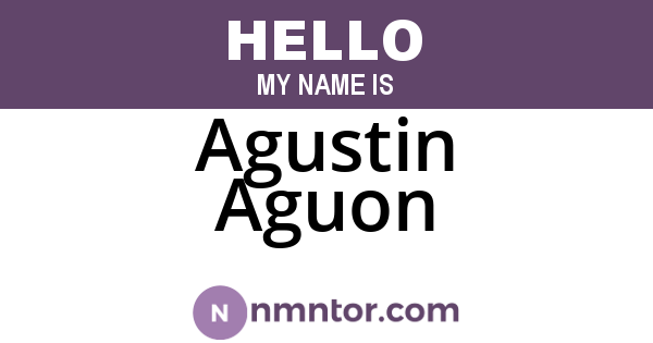 Agustin Aguon