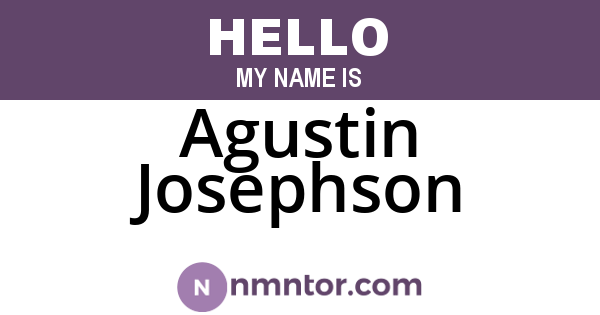 Agustin Josephson