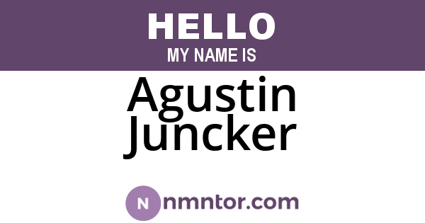 Agustin Juncker