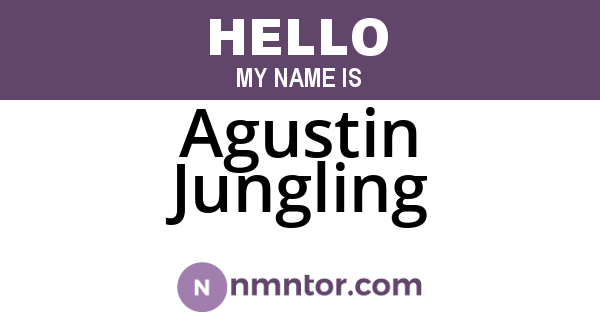 Agustin Jungling