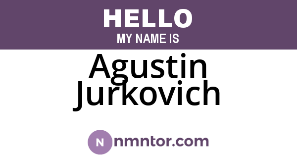 Agustin Jurkovich