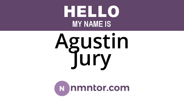Agustin Jury