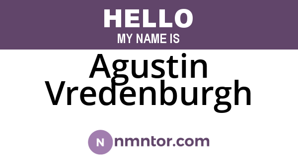 Agustin Vredenburgh