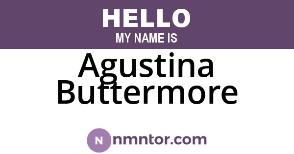 Agustina Buttermore
