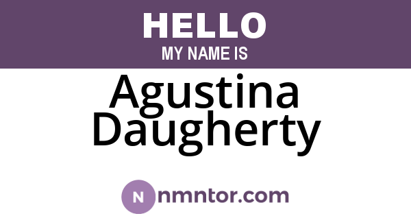 Agustina Daugherty