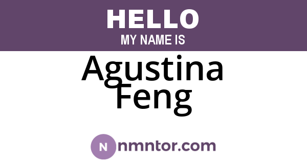 Agustina Feng