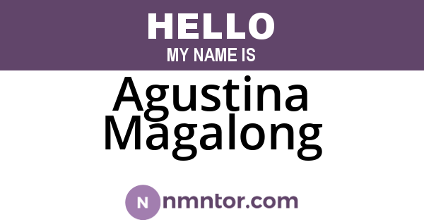 Agustina Magalong
