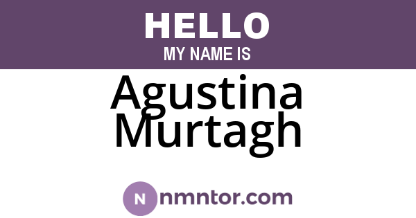 Agustina Murtagh