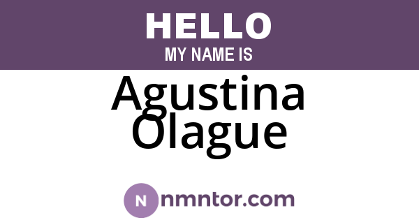 Agustina Olague