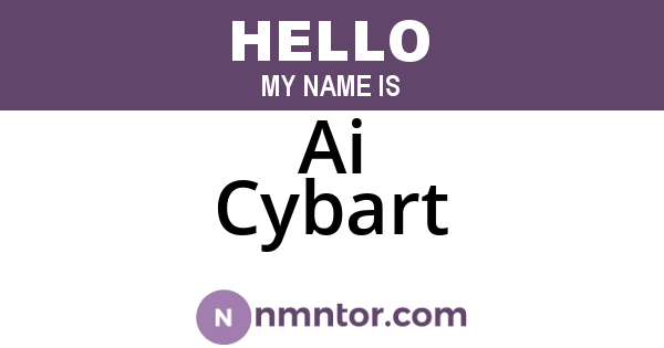 Ai Cybart