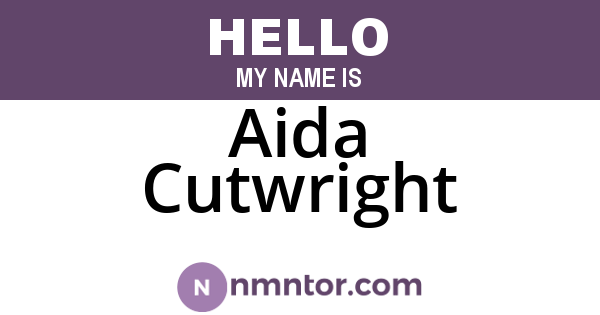 Aida Cutwright