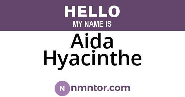 Aida Hyacinthe