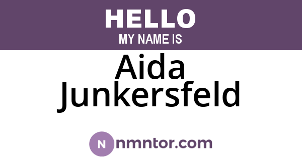 Aida Junkersfeld