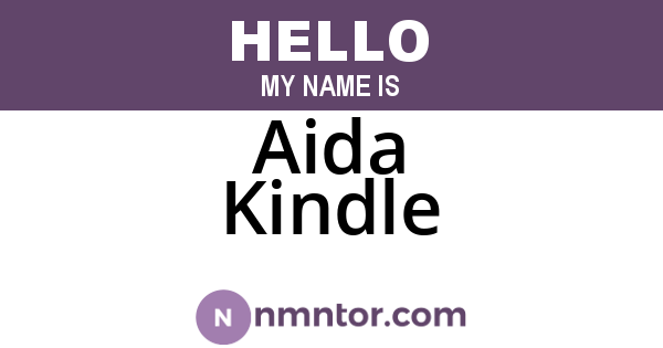 Aida Kindle
