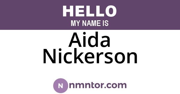 Aida Nickerson