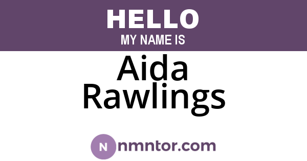 Aida Rawlings