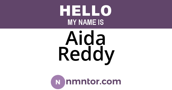 Aida Reddy