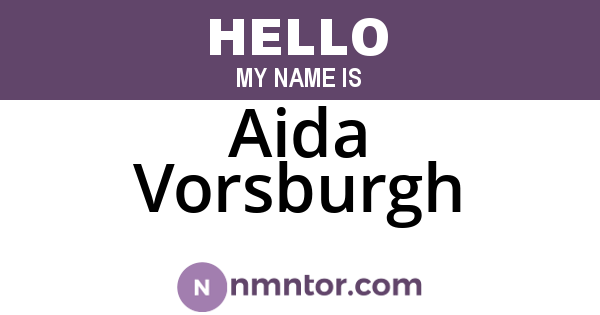 Aida Vorsburgh