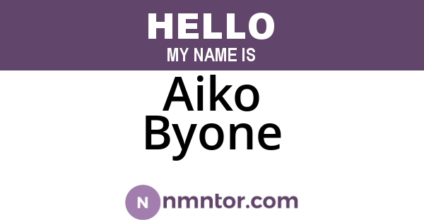 Aiko Byone