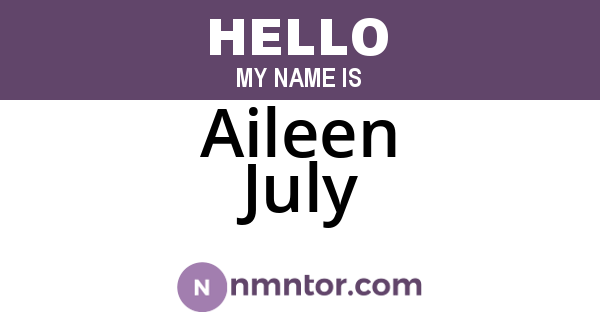 Aileen July