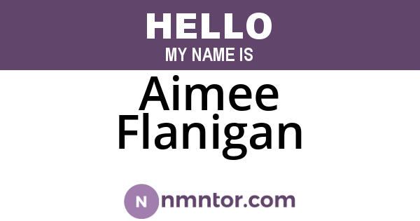 Aimee Flanigan