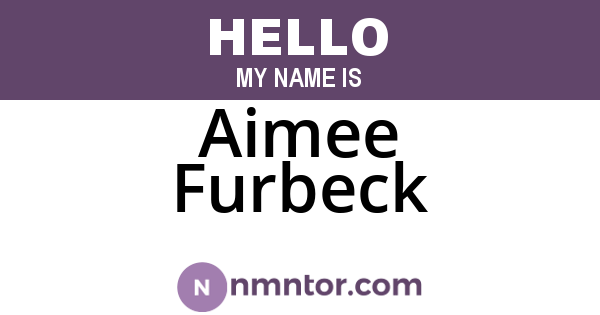 Aimee Furbeck