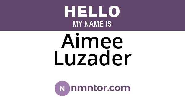Aimee Luzader