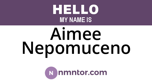 Aimee Nepomuceno