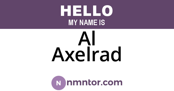Al Axelrad