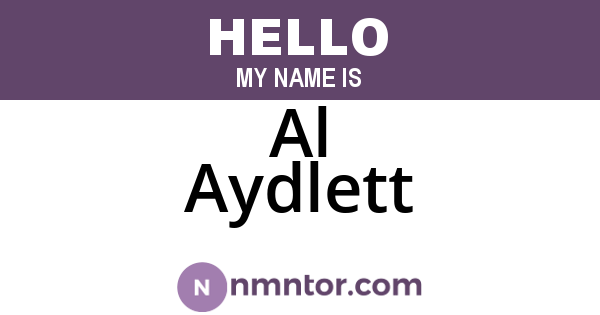 Al Aydlett