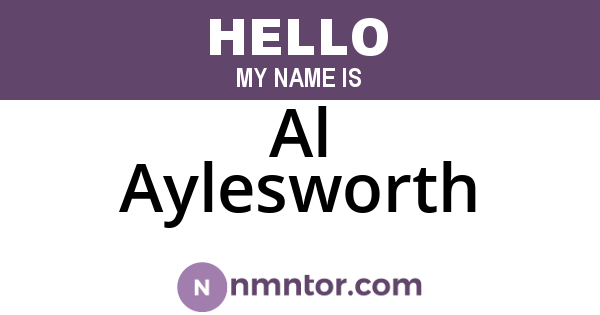 Al Aylesworth