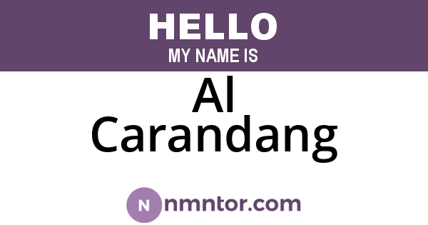 Al Carandang