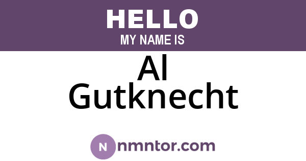 Al Gutknecht