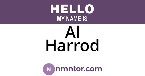 Al Harrod
