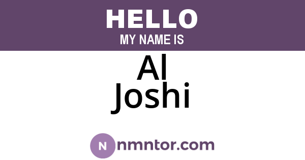 Al Joshi