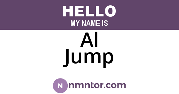 Al Jump