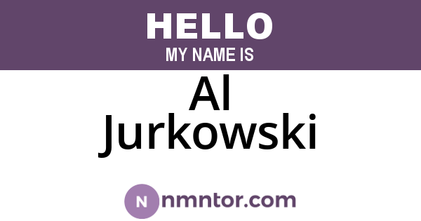 Al Jurkowski
