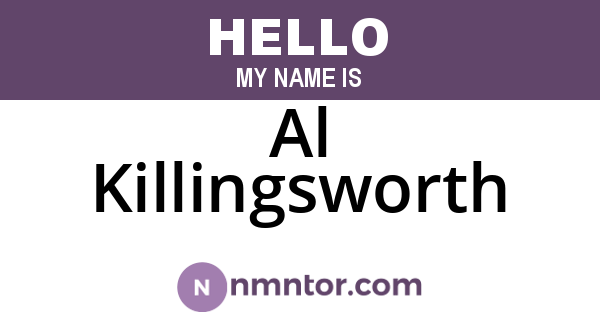 Al Killingsworth