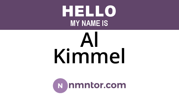 Al Kimmel