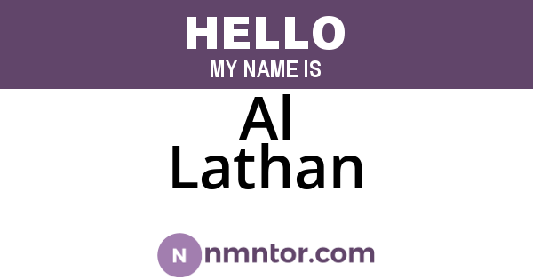 Al Lathan