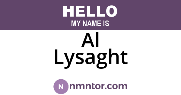 Al Lysaght