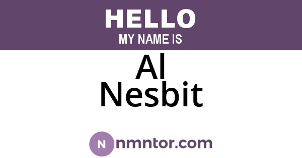 Al Nesbit