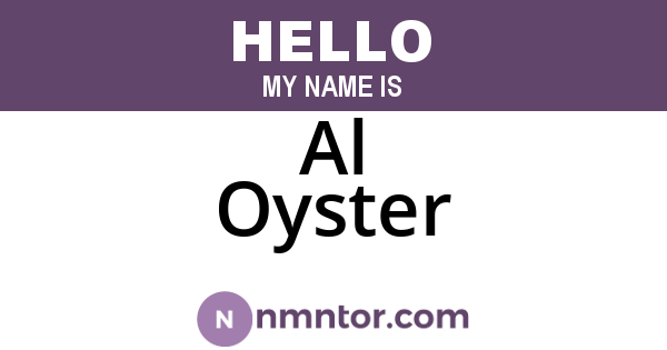 Al Oyster