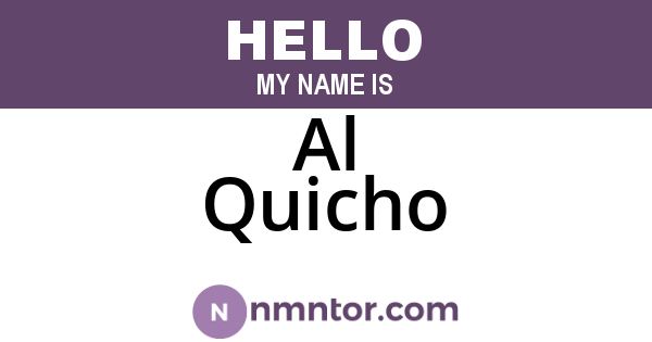 Al Quicho